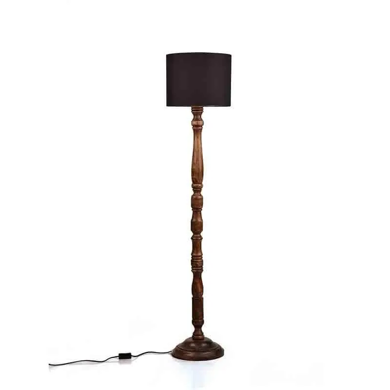 Braided Floor Lamp - Black media 4
