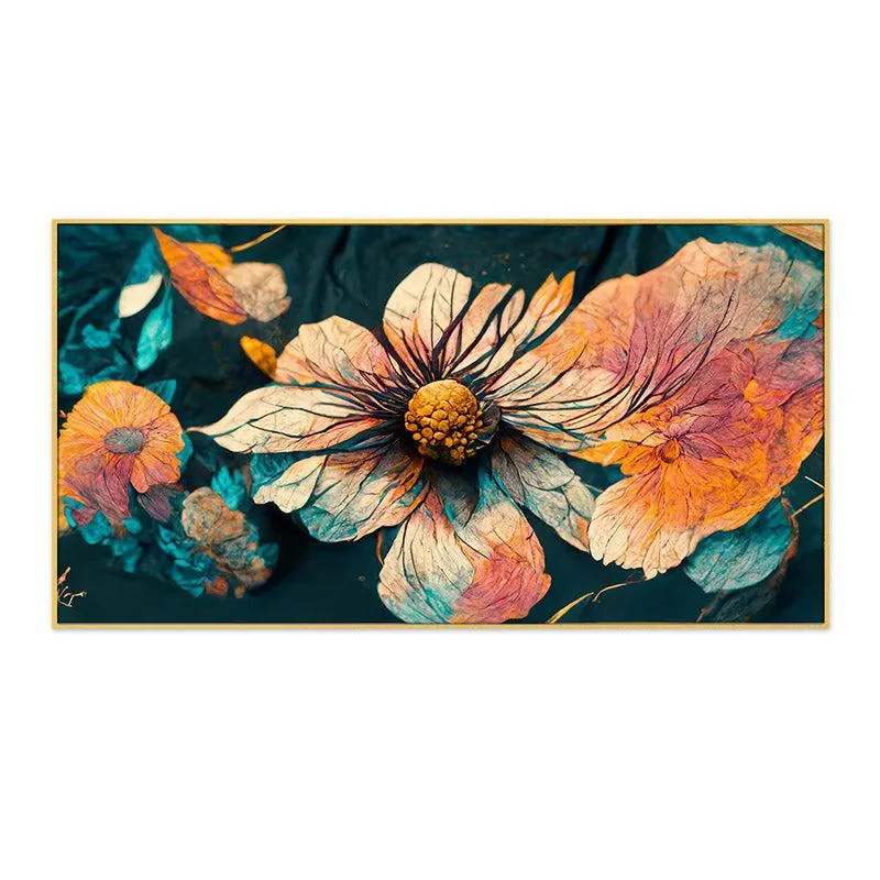 Welira Floral Wall Painting With Frame media 4