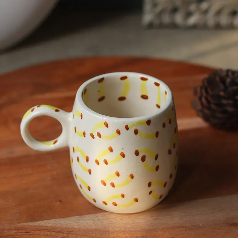 Manuele Ceramic Coffee Ceramic Coffee Mug (250 mL) media 1