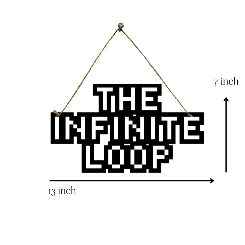 The Infinite Loop Mild Steel Wall Accent media 5