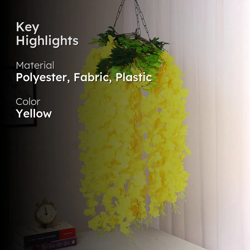 Perenna Artificial Orchid Bunch - Yellow media 2