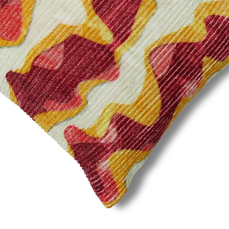 RythmFlow Cushion Cover (Maroon) - Set Of Five media 6