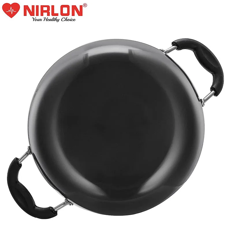 Nirlon Hard Anodized Kadhai - 3800 mL/10 Inches media 5