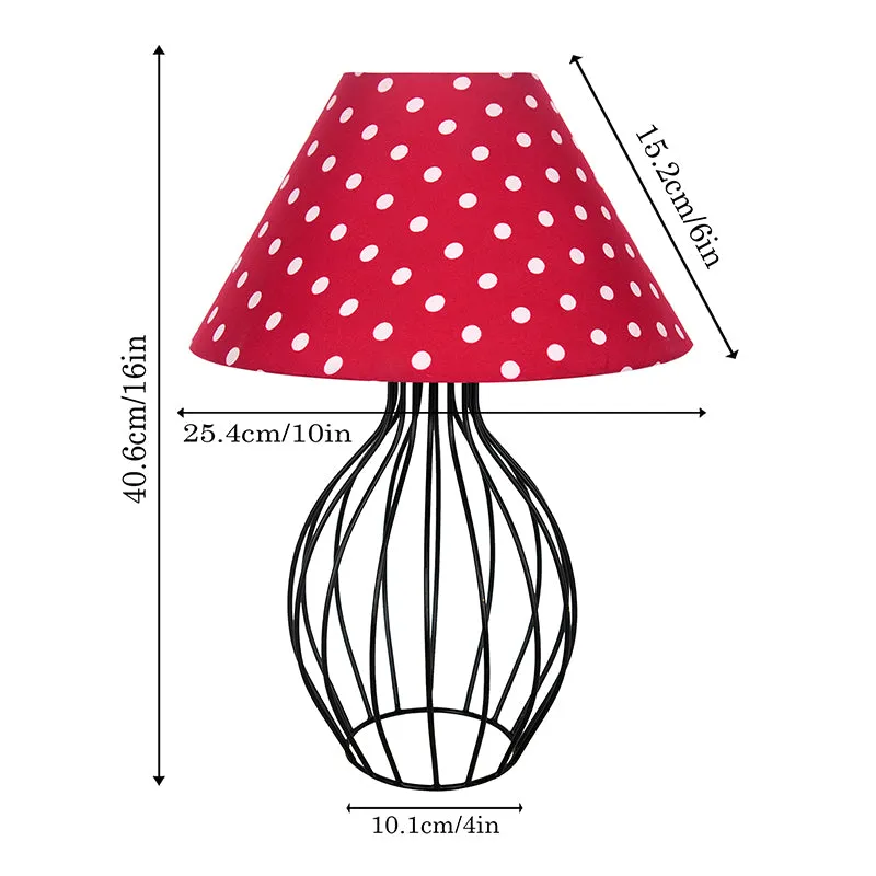 Spire Metal Table Lamp - Red,White,Black media 5