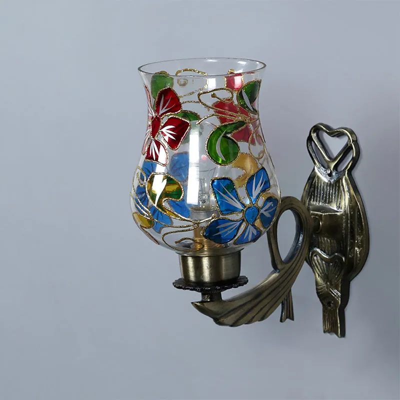 Fumo Love Gleam Mosaic Glass & Metal Wall Lamp media 3