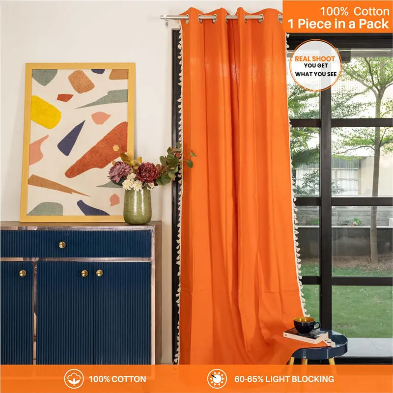 Urban Space Kanya Curtain - Orange media 3