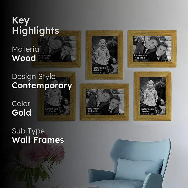 Nora Nova Photo Frame (Gold) - Set Of Six media 2