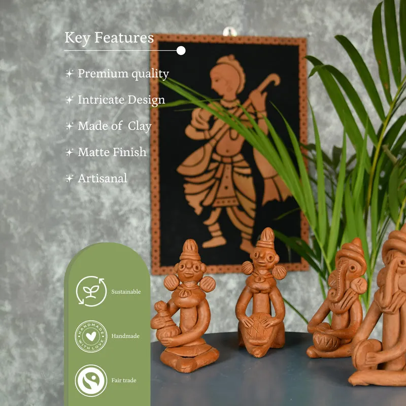 Deva Roop Terracotta Idol - Set Of Four media 5