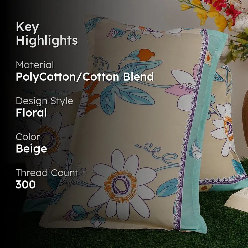 Ova Floral Pillow Cover - Set Of Two media 2
