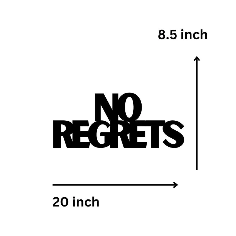 No Regrets Iron Wall Accent media 5