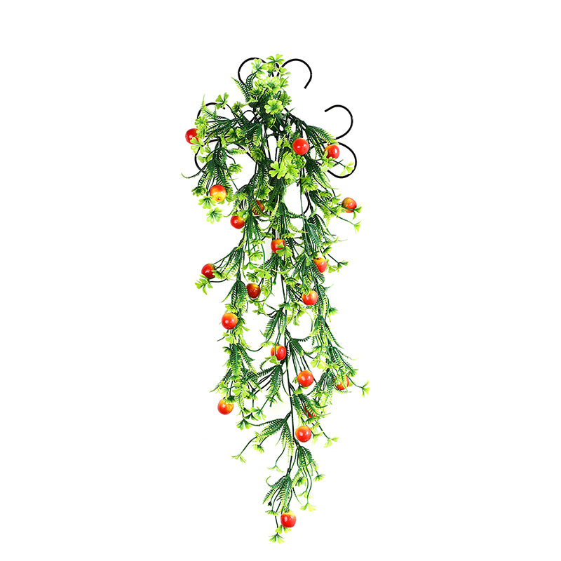 Faux Apple Vine With Metal Wall Stand media 4