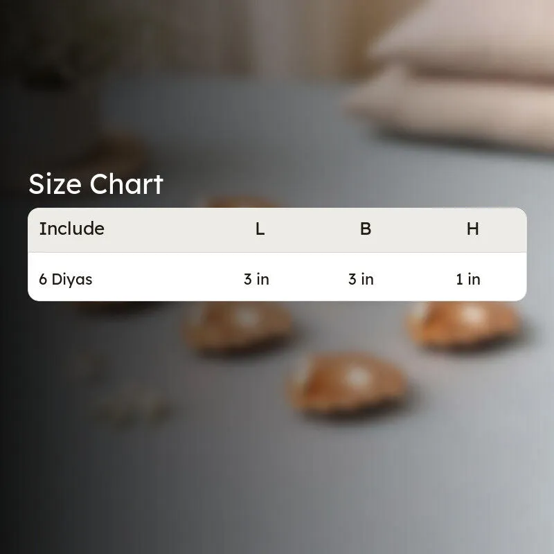 UtsavShimmer Metal Diyas - Set Of Six media 8
