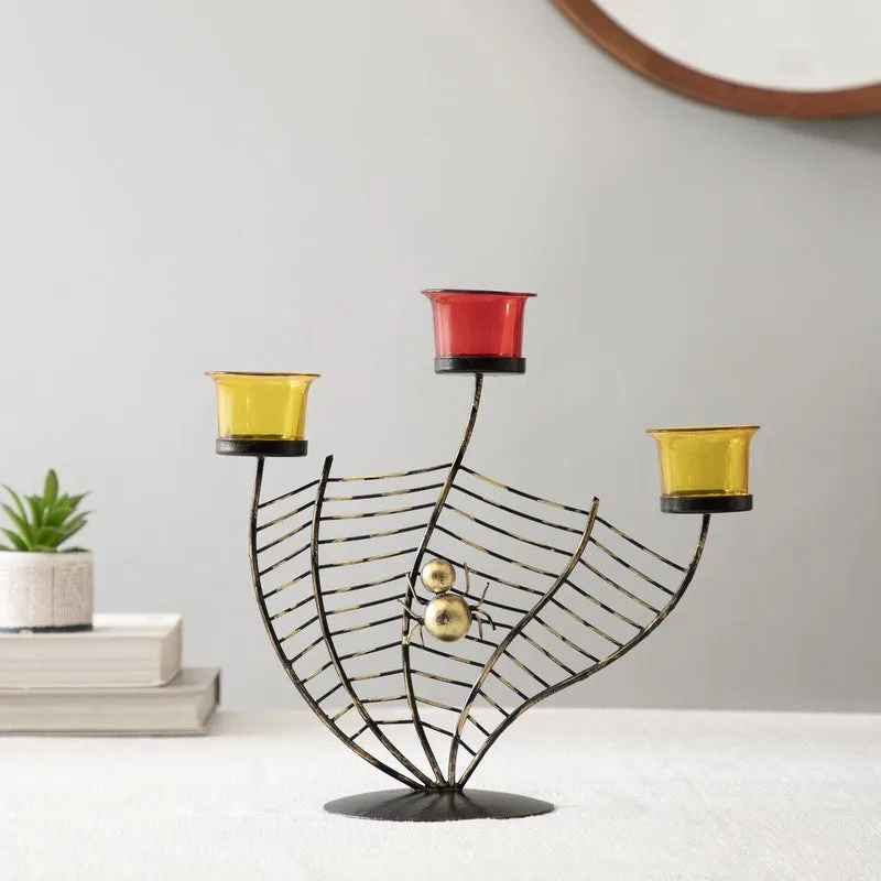 Virella Metal Tea Light Candle Holder media 1