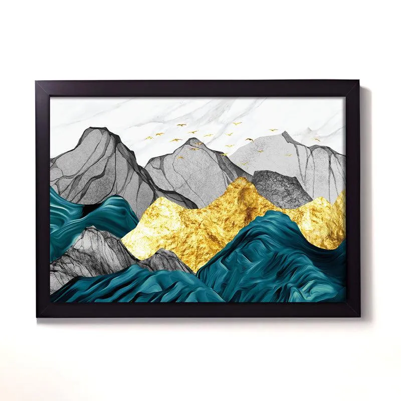 Mountain Melt Wall Painting media 3