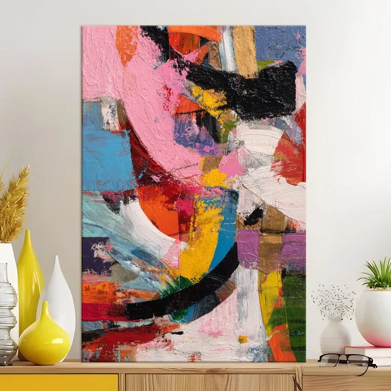 Axial Burst Abstract Canvas Wall Art media 5