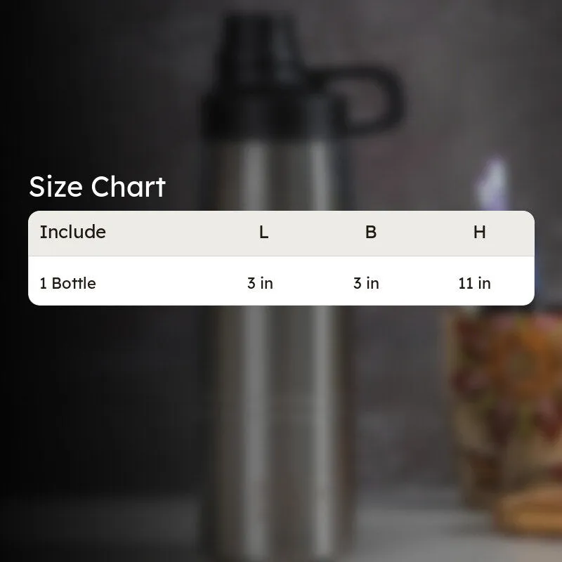 Kaizen Vaccum Steel Water Bottle - 600 mL media 4