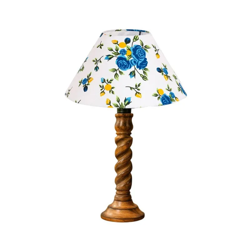 Elvane Evara Wooden Table Lamp - Multicolor media 5