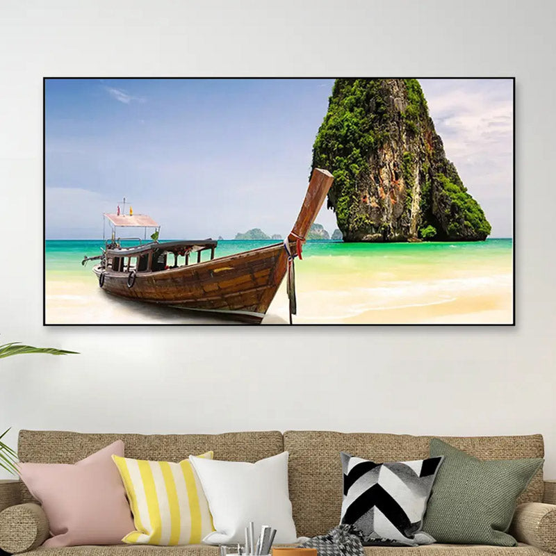 The Lone Island Canvas Wall Painting