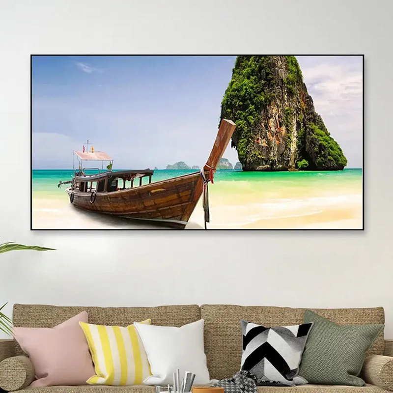 The Lone Island Canvas Wall Painting media 1