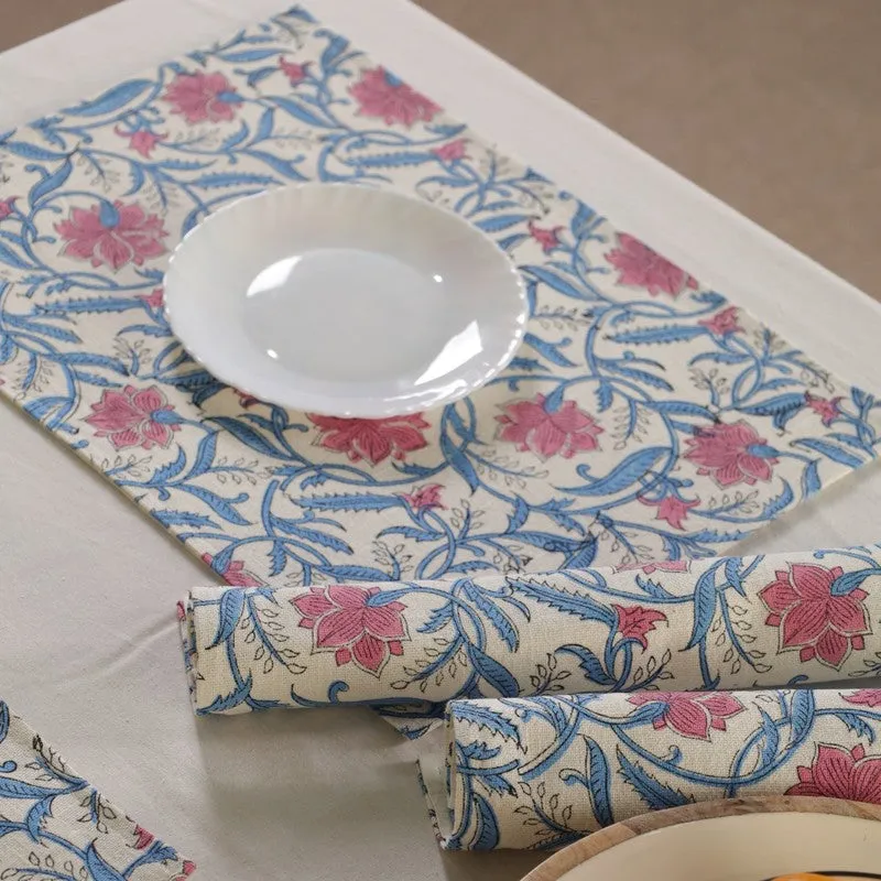 Petal Whisper Canvas Table Mats - Set Of Two media 8