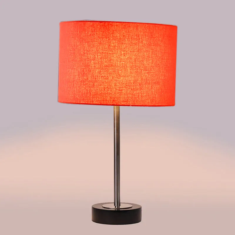 Cotin I Rodin Wooden Table Lamp - Orange,Silver,Black media 5