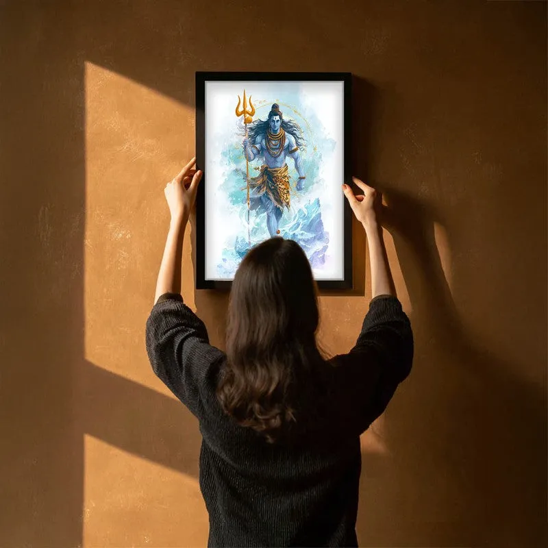 Mahadev with Trishul Divine III Archival Paper Wall Art media 6