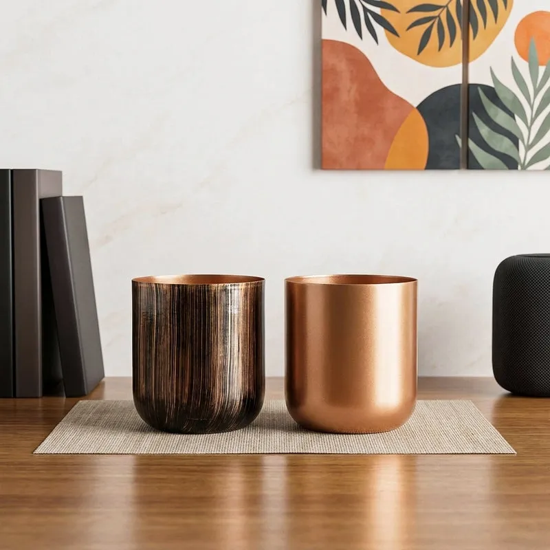 Nebula Goldo Planter - Set Of Two media 1