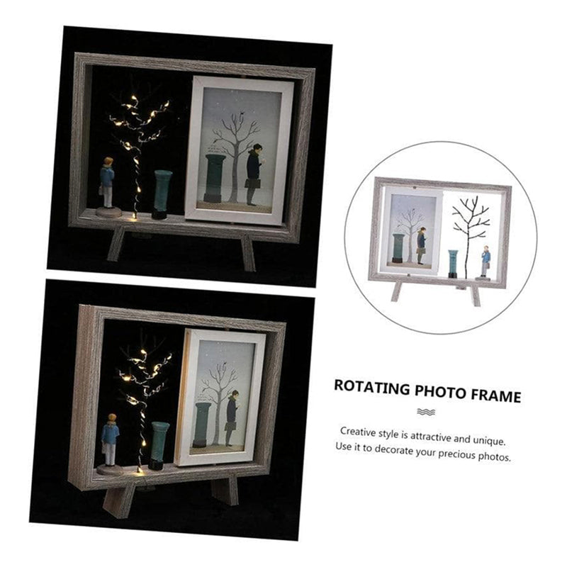 Boy Await Photo Frame With Led Light media 5