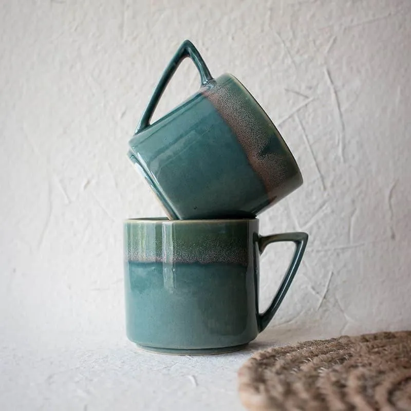 Igneous Ceramic Coffee Mug (440 mL Each) - Set of Two media 4