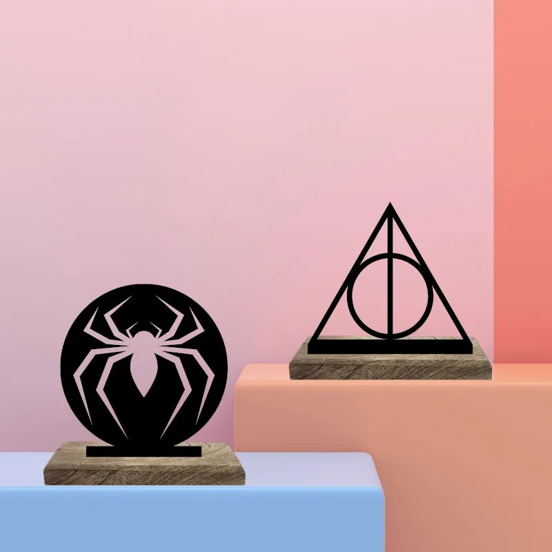 Spidey and Wizardry Tale Showpiece - Set Of Two media 1