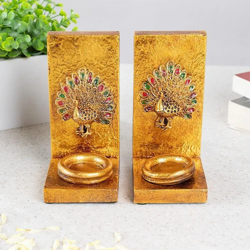Mayookh Tealight Candle Holder - Set Of Two media 3