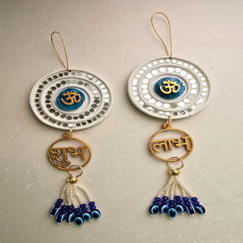 Agate Aum Latkan (Light Blue) - Set Of Two media 3