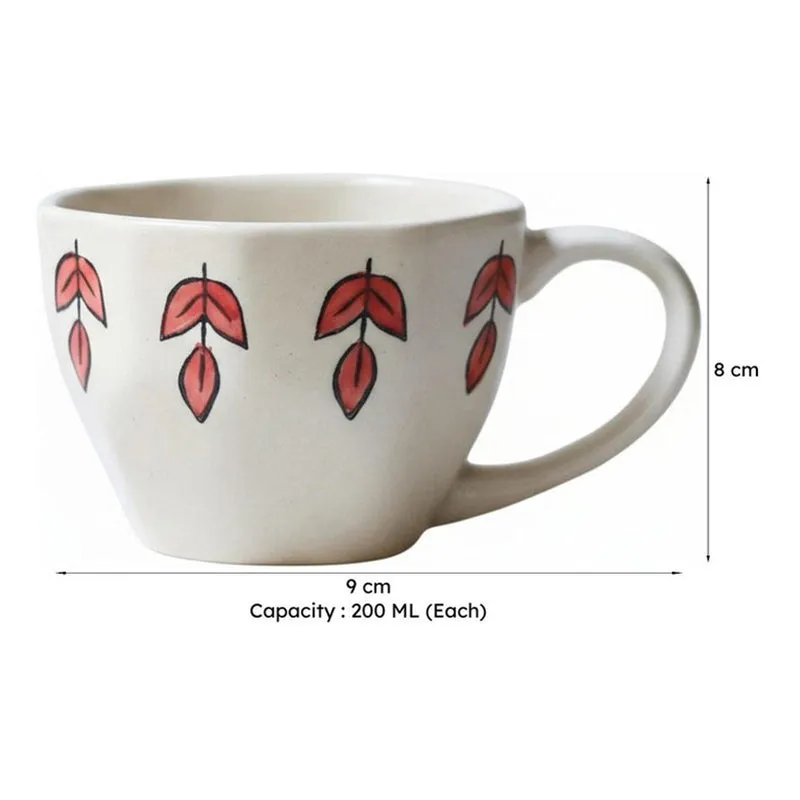Kina Ceramic Tea Cup (200 mL Each) - Set of Two media 5