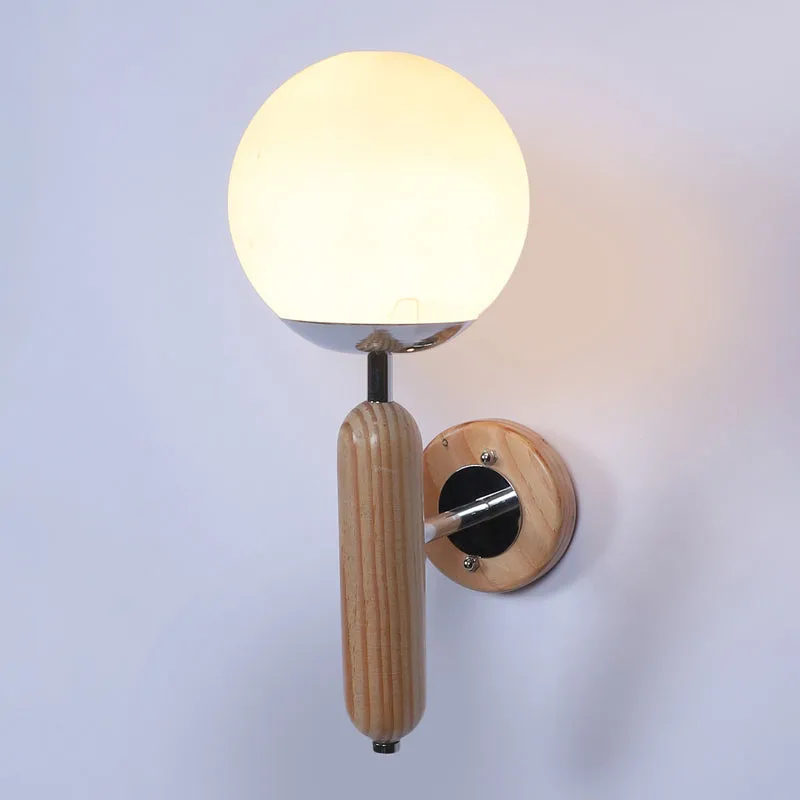 Moonette Wooden Wall Lamp media 6