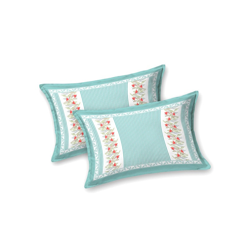 SignatureRest Cotton Bedsheet (Teal) - 180 TC media 3