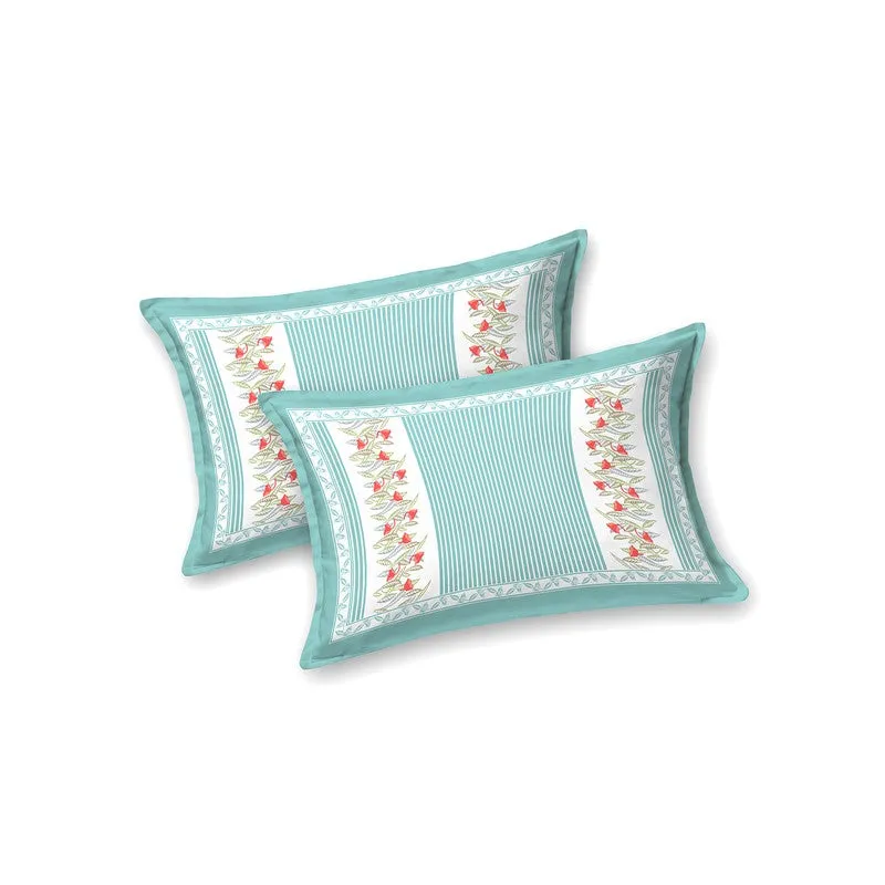 SignatureRest Cotton Bedsheet (Teal) - 180 TC media 3