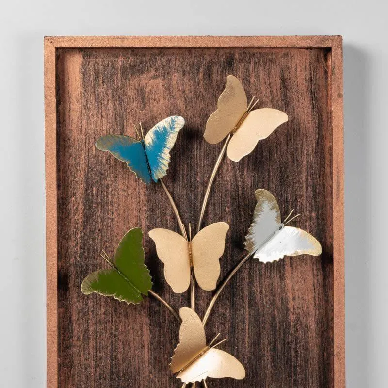 Butterfly Branch Metal Wall Accent media 5
