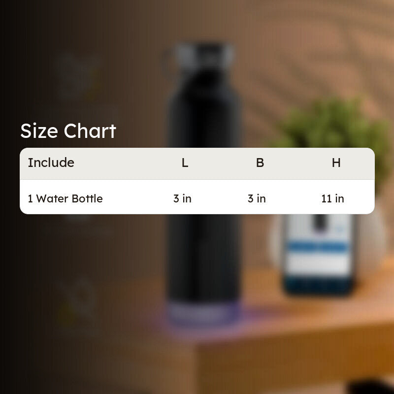 Hot & Cold Mate Smart Water Bottle - Black (600 mL) media 7