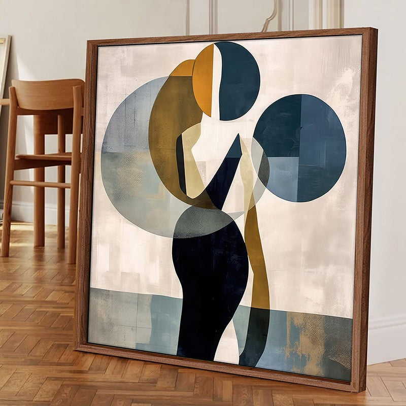 Form Abstracta Wall Art With Frame - Brown media 2