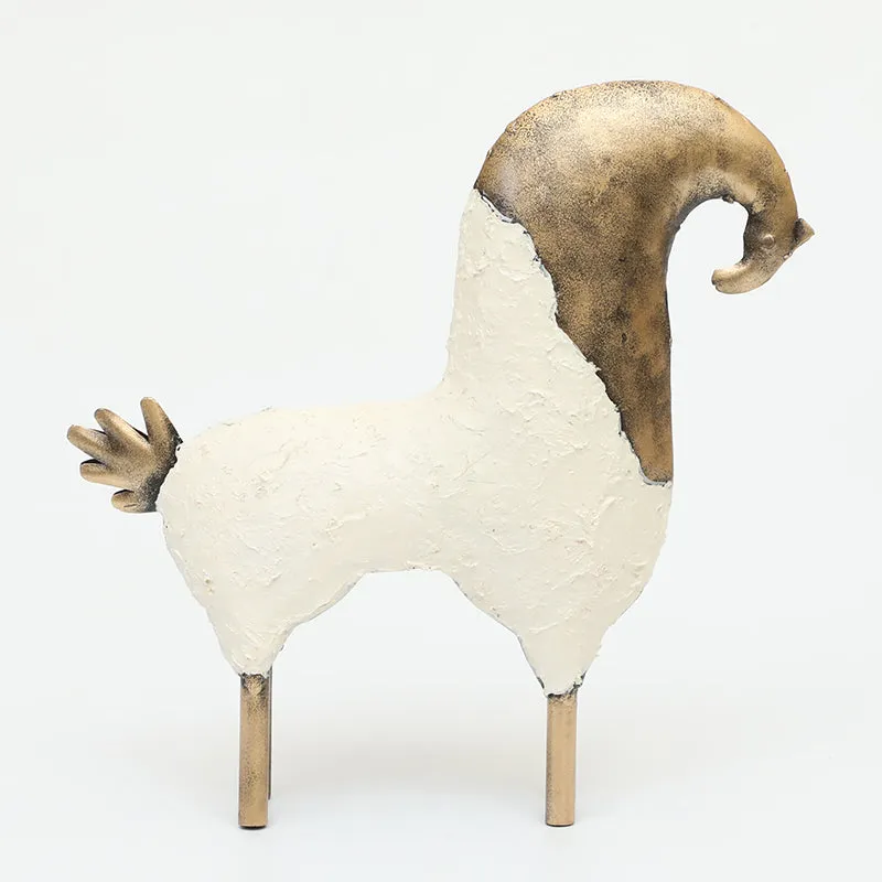 Mystic Canter Metal & Ceramic Showpiece media 4