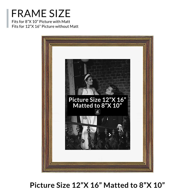 Treega Photo Frame (Brown) - Set Of Four media 8