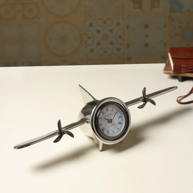 Fly Time Table Clock - Silver media 3