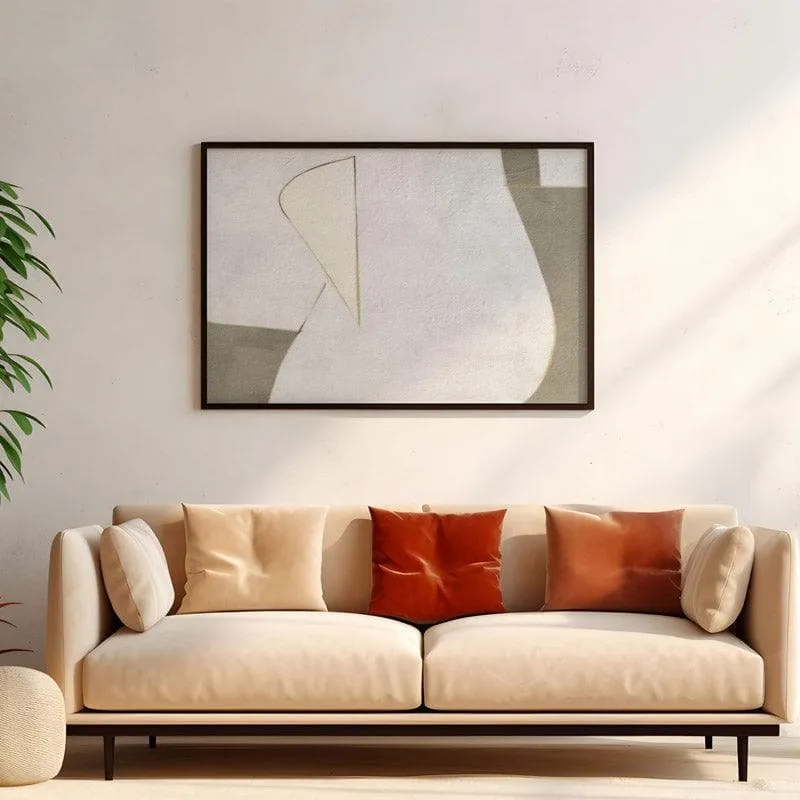 Abstract Clive Canvas Wall Painting - Black Frame media 4