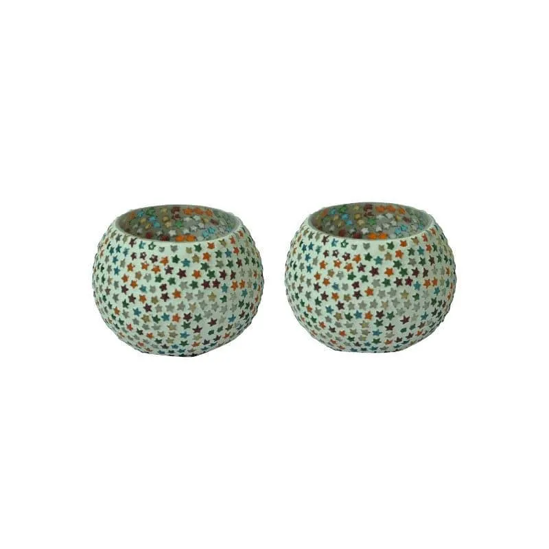 Starry Solace Tealight Candle Holder - Set Of Two media 4