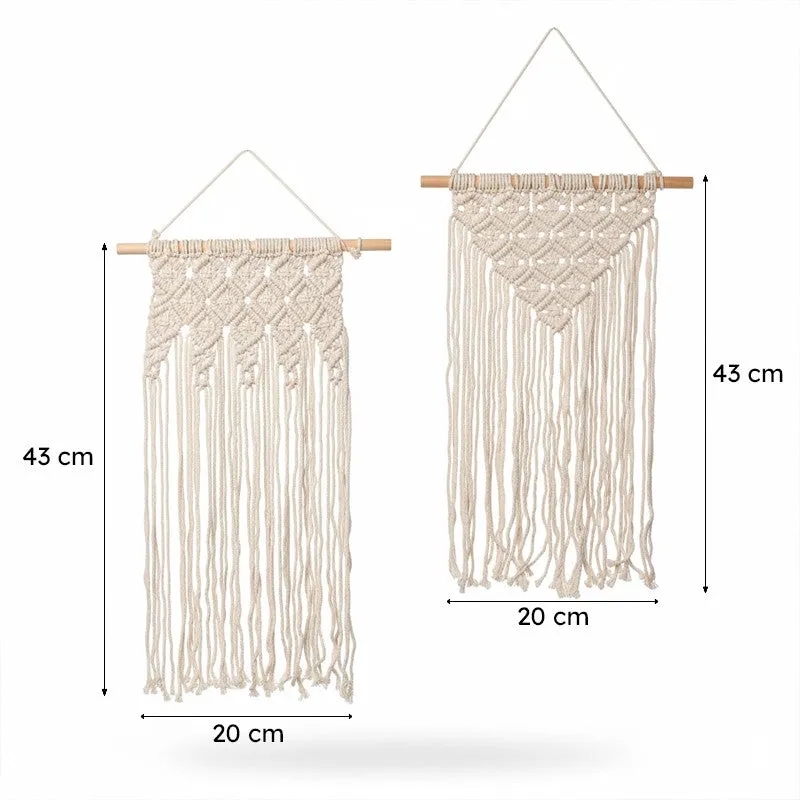Myrna Macrame Wall Accent - Set Of Two media 6