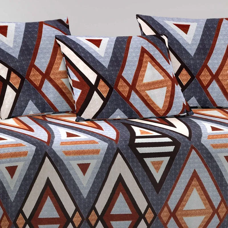 Gevora Printed Diwan Set - Six Piece Set media 4
