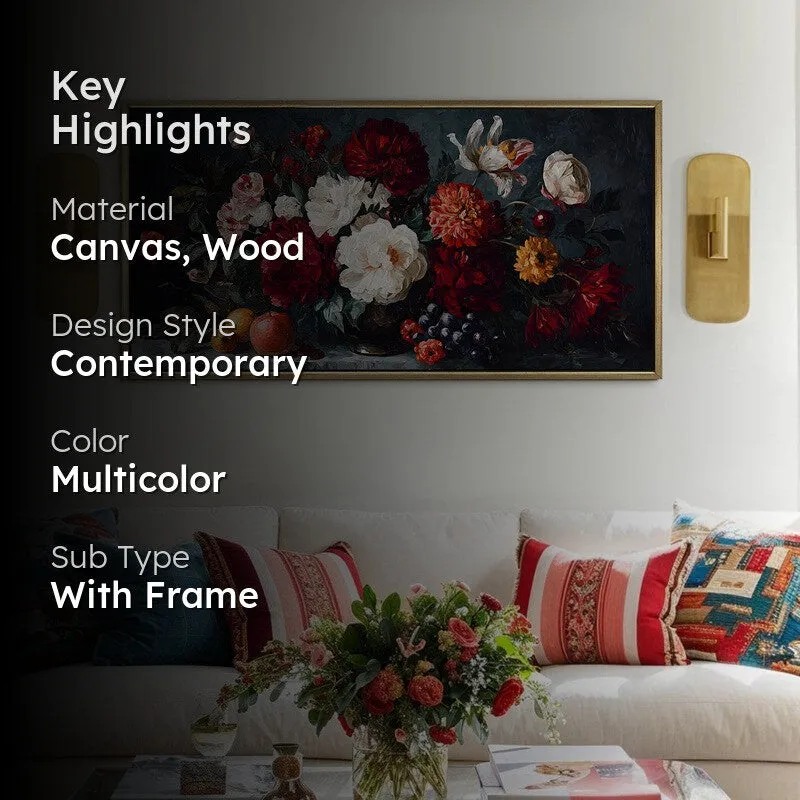 Opulence Canvas Wall Painting With Frame media 2