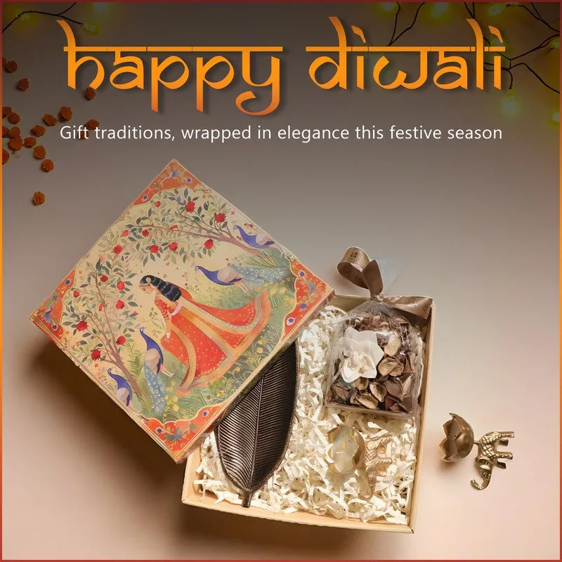 Elephant Bloom Diwali Hamper - Three Piece Set media 8