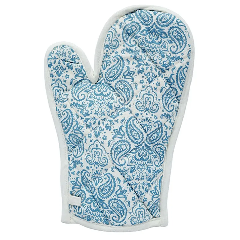 Swayam Tapsi Kitchen Gloves (Blue) - Set Of Two media 6