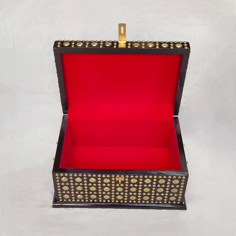 Vaira Decorative Wood Jewel Box - Black media 4